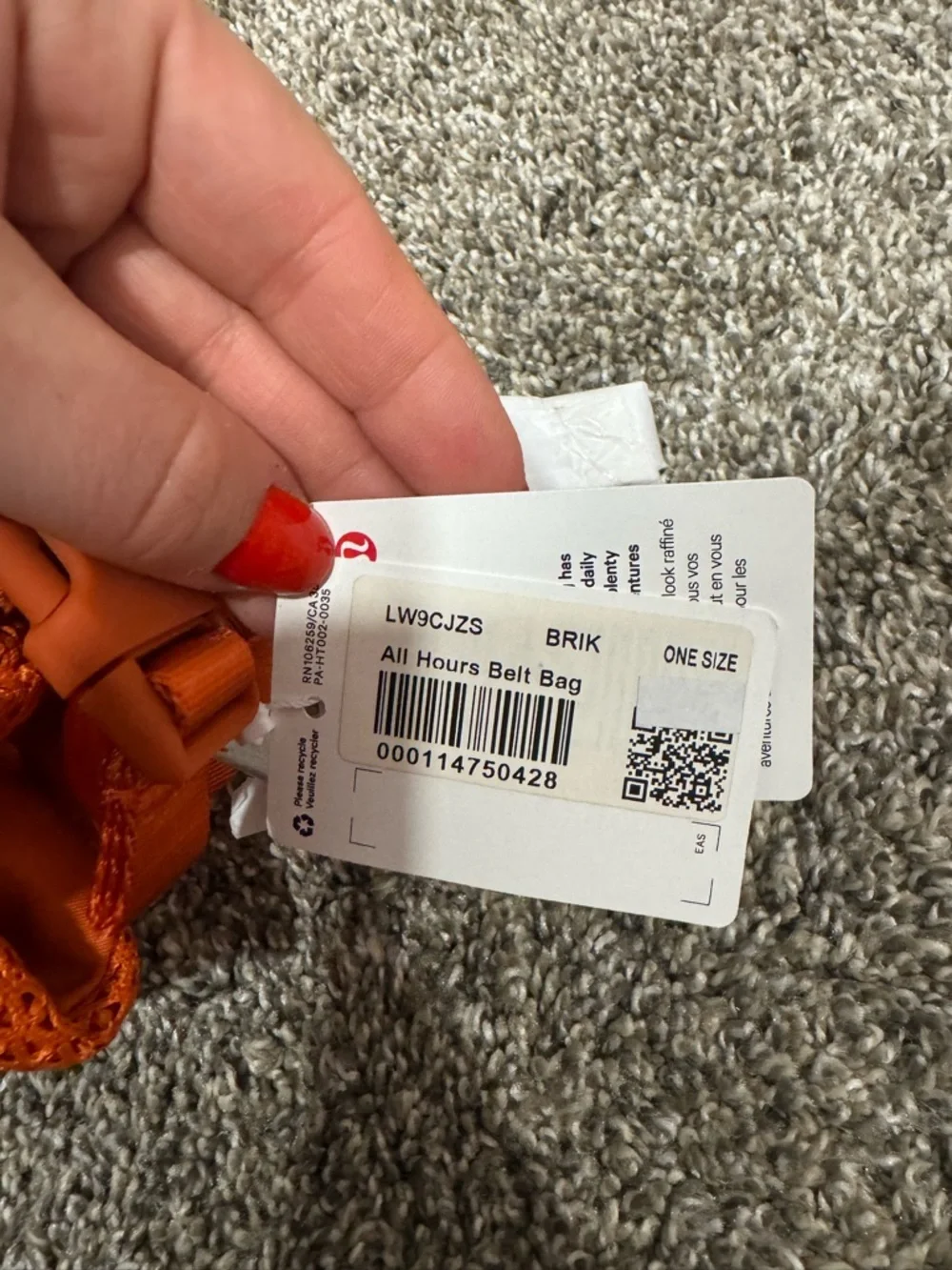 NWT Lululemon All Hours Belt Bag in Brick